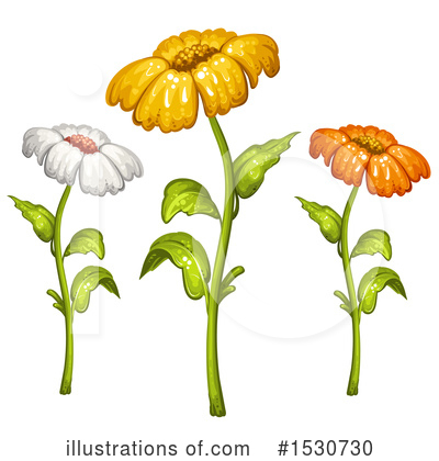 Royalty-Free (RF) Daisy Clipart Illustration by merlinul - Stock Sample #1530730