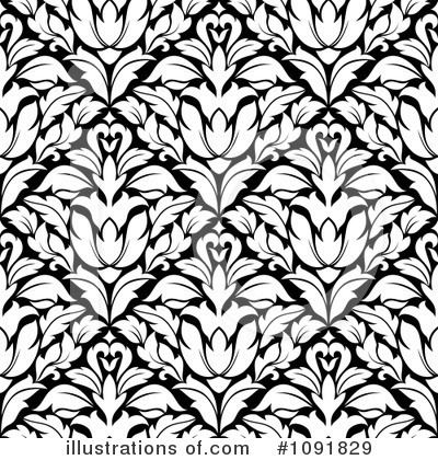 Royalty-Free (RF) Damask Clipart Illustration by Vector Tradition SM - Stock Sample #1091829