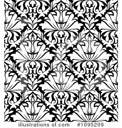 Royalty-Free (RF) Damask Clipart Illustration by Vector Tradition SM - Stock Sample #1095209