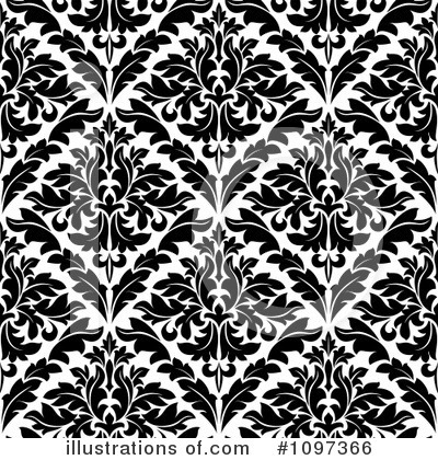 Royalty-Free (RF) Damask Clipart Illustration by Vector Tradition SM - Stock Sample #1097366