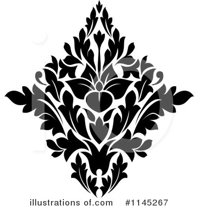 Royalty-Free (RF) Damask Clipart Illustration by Vector Tradition SM - Stock Sample #1145267