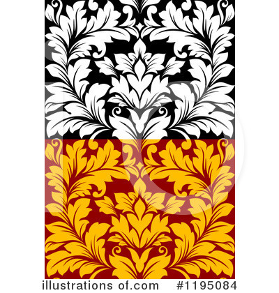Royalty-Free (RF) Damask Clipart Illustration by Vector Tradition SM - Stock Sample #1195084