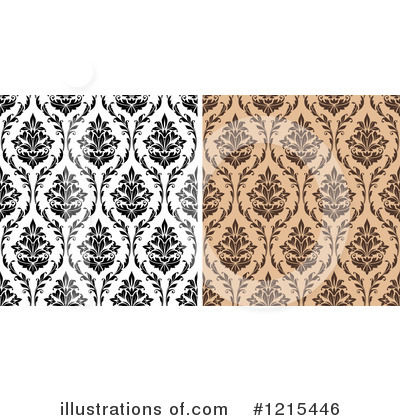 Royalty-Free (RF) Damask Clipart Illustration by Vector Tradition SM - Stock Sample #1215446