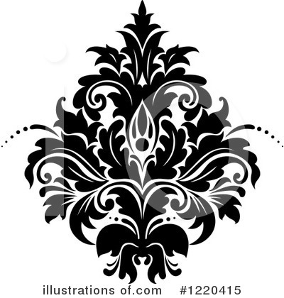 Royalty-Free (RF) Damask Clipart Illustration by Vector Tradition SM - Stock Sample #1220415