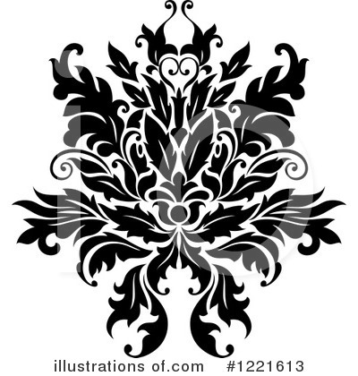 Royalty-Free (RF) Damask Clipart Illustration by Vector Tradition SM - Stock Sample #1221613