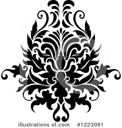 Royalty-Free (RF) Damask Clipart Illustration by Vector Tradition SM - Stock Sample #1223081