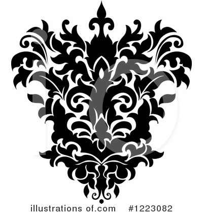 Royalty-Free (RF) Damask Clipart Illustration by Vector Tradition SM - Stock Sample #1223082