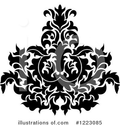 Royalty-Free (RF) Damask Clipart Illustration by Vector Tradition SM - Stock Sample #1223085