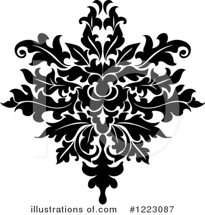 Royalty-Free (RF) Damask Clipart Illustration by Vector Tradition SM - Stock Sample #1223087