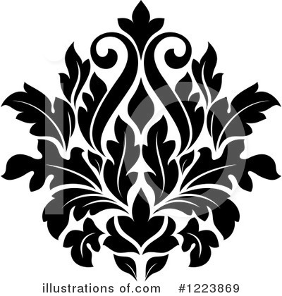 Royalty-Free (RF) Damask Clipart Illustration by Vector Tradition SM - Stock Sample #1223869