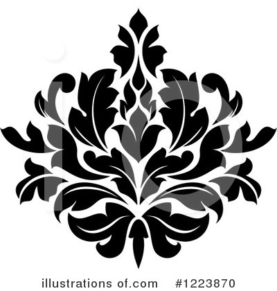 Royalty-Free (RF) Damask Clipart Illustration by Vector Tradition SM - Stock Sample #1223870