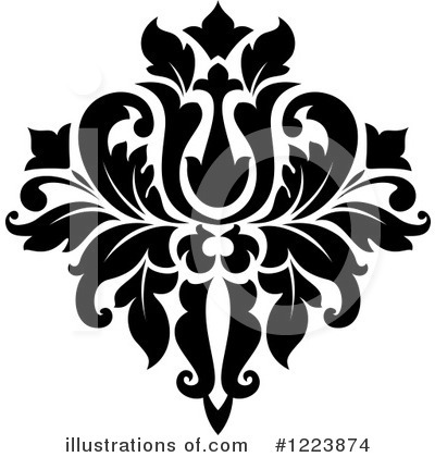 Royalty-Free (RF) Damask Clipart Illustration by Vector Tradition SM - Stock Sample #1223874