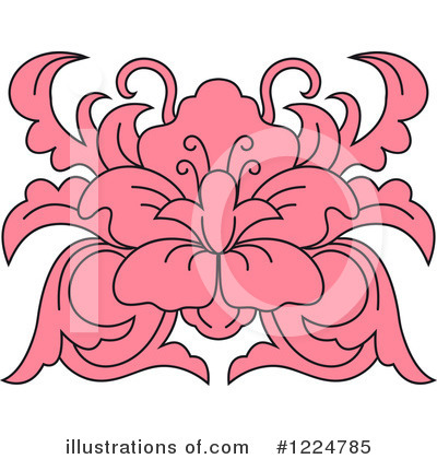 Royalty-Free (RF) Damask Clipart Illustration by Vector Tradition SM - Stock Sample #1224785