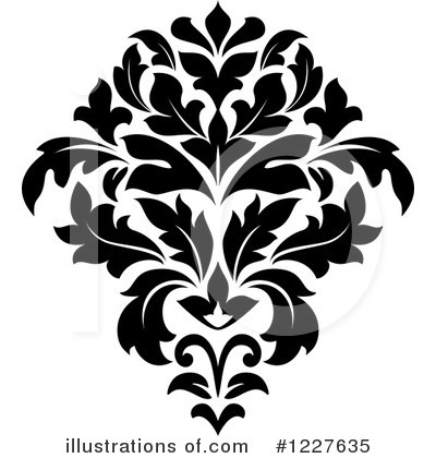 Royalty-Free (RF) Damask Clipart Illustration by Vector Tradition SM - Stock Sample #1227635