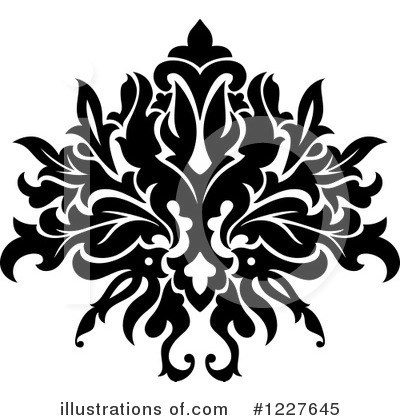 Royalty-Free (RF) Damask Clipart Illustration by Vector Tradition SM - Stock Sample #1227645
