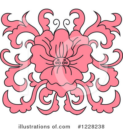 Royalty-Free (RF) Damask Clipart Illustration by Vector Tradition SM - Stock Sample #1228238