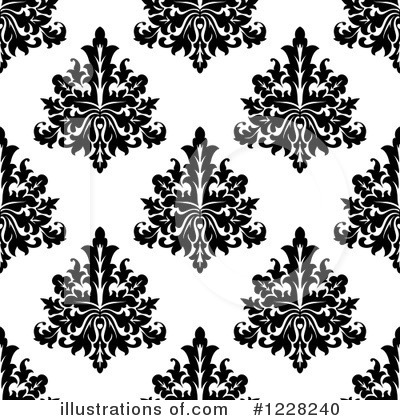 Royalty-Free (RF) Damask Clipart Illustration by Vector Tradition SM - Stock Sample #1228240