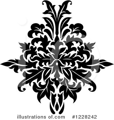 Royalty-Free (RF) Damask Clipart Illustration by Vector Tradition SM - Stock Sample #1228242