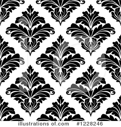 Royalty-Free (RF) Damask Clipart Illustration by Vector Tradition SM - Stock Sample #1228246