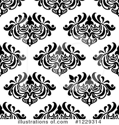 Royalty-Free (RF) Damask Clipart Illustration by Vector Tradition SM - Stock Sample #1229314