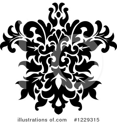 Royalty-Free (RF) Damask Clipart Illustration by Vector Tradition SM - Stock Sample #1229315