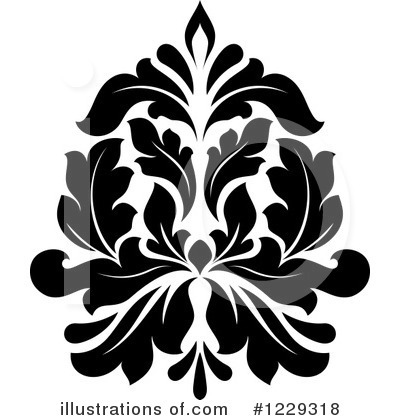 Royalty-Free (RF) Damask Clipart Illustration by Vector Tradition SM - Stock Sample #1229318