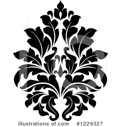 Royalty-Free (RF) Damask Clipart Illustration by Vector Tradition SM - Stock Sample #1229327