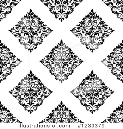 Royalty-Free (RF) Damask Clipart Illustration by Vector Tradition SM - Stock Sample #1230379