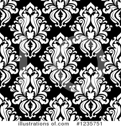 Royalty-Free (RF) Damask Clipart Illustration by Vector Tradition SM - Stock Sample #1235751