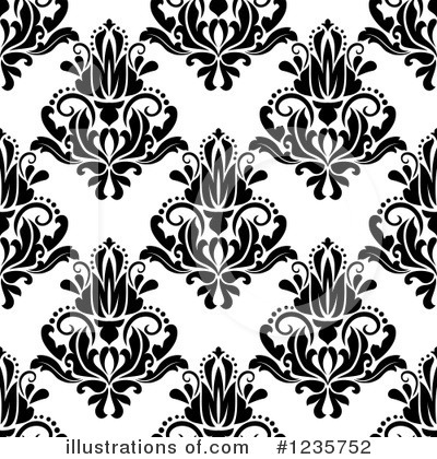 Royalty-Free (RF) Damask Clipart Illustration by Vector Tradition SM - Stock Sample #1235752