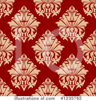 Royalty-Free (RF) Damask Clipart Illustration by Vector Tradition SM - Stock Sample #1235762