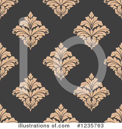Royalty-Free (RF) Damask Clipart Illustration by Vector Tradition SM - Stock Sample #1235763