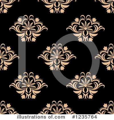 Royalty-Free (RF) Damask Clipart Illustration by Vector Tradition SM - Stock Sample #1235764
