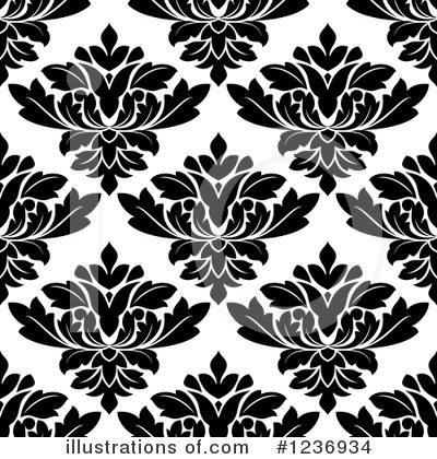Royalty-Free (RF) Damask Clipart Illustration by Vector Tradition SM - Stock Sample #1236934