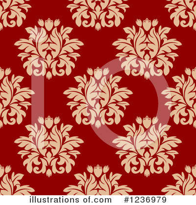 Royalty-Free (RF) Damask Clipart Illustration by Vector Tradition SM - Stock Sample #1236979