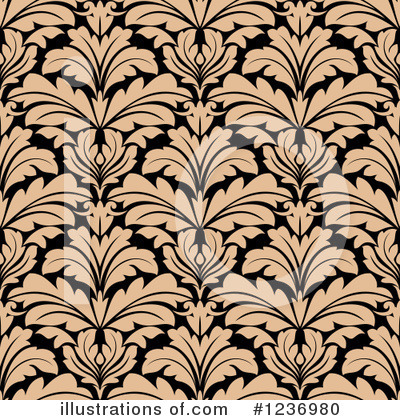Royalty-Free (RF) Damask Clipart Illustration by Vector Tradition SM - Stock Sample #1236980