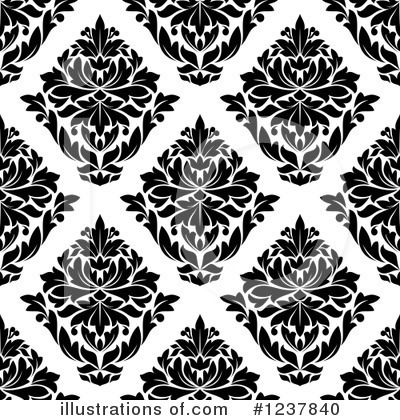 Royalty-Free (RF) Damask Clipart Illustration by Vector Tradition SM - Stock Sample #1237840
