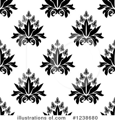 Royalty-Free (RF) Damask Clipart Illustration by Vector Tradition SM - Stock Sample #1238680
