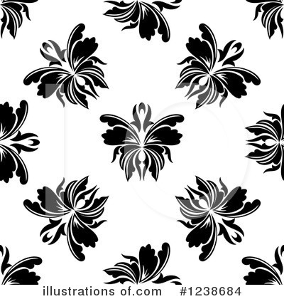 Royalty-Free (RF) Damask Clipart Illustration by Vector Tradition SM - Stock Sample #1238684