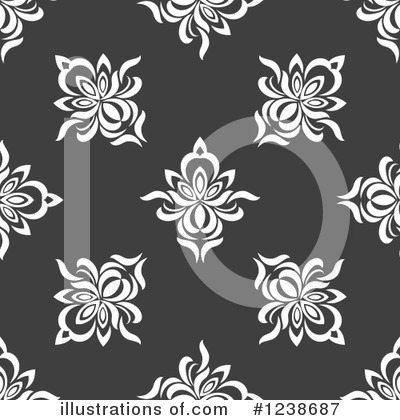 Royalty-Free (RF) Damask Clipart Illustration by Vector Tradition SM - Stock Sample #1238687