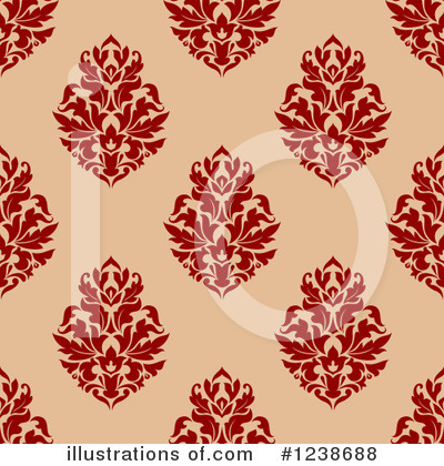 Royalty-Free (RF) Damask Clipart Illustration by Vector Tradition SM - Stock Sample #1238688