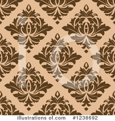Royalty-Free (RF) Damask Clipart Illustration by Vector Tradition SM - Stock Sample #1238692