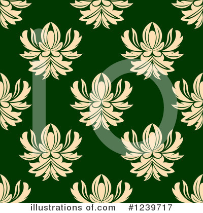 Royalty-Free (RF) Damask Clipart Illustration by Vector Tradition SM - Stock Sample #1239717