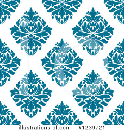 Royalty-Free (RF) Damask Clipart Illustration by Vector Tradition SM - Stock Sample #1239721