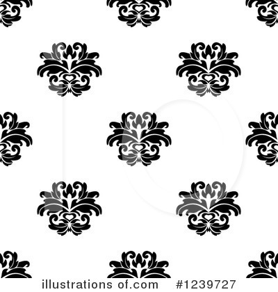Royalty-Free (RF) Damask Clipart Illustration by Vector Tradition SM - Stock Sample #1239727