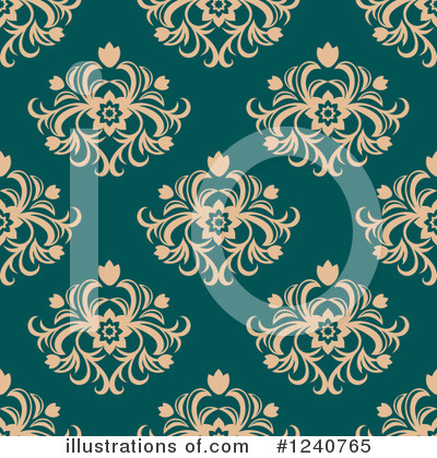 Royalty-Free (RF) Damask Clipart Illustration by Vector Tradition SM - Stock Sample #1240765