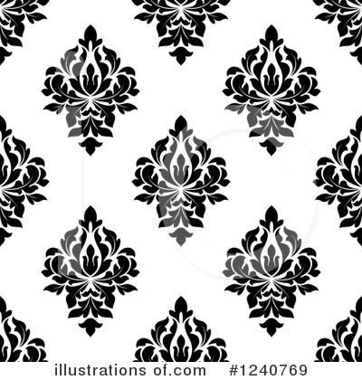 Royalty-Free (RF) Damask Clipart Illustration by Vector Tradition SM - Stock Sample #1240769