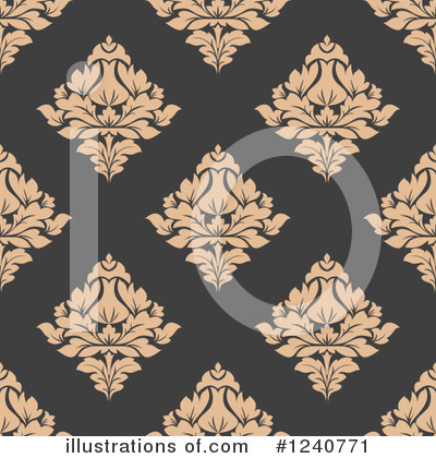 Royalty-Free (RF) Damask Clipart Illustration by Vector Tradition SM - Stock Sample #1240771
