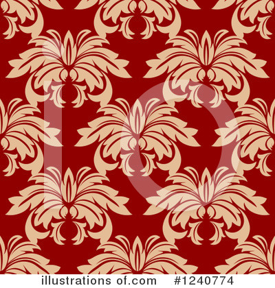 Royalty-Free (RF) Damask Clipart Illustration by Vector Tradition SM - Stock Sample #1240774
