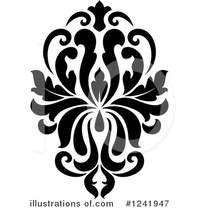 Royalty-Free (RF) Damask Clipart Illustration by Vector Tradition SM - Stock Sample #1241947